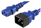 blue power cords